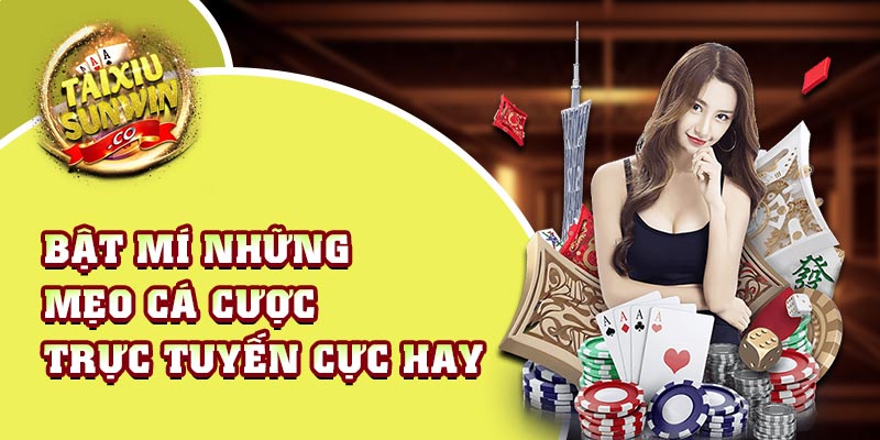 Bật mí những mẹo cá cược trực tuyến cực hay 