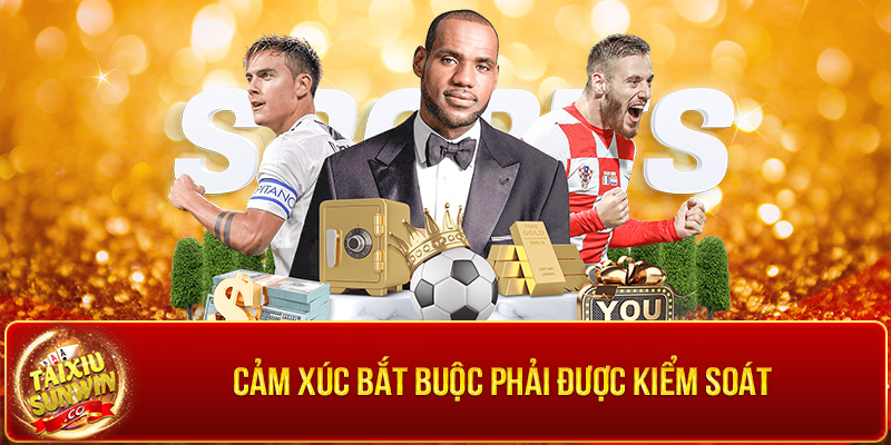 Cảm xúc bắt buộc phải được kiểm soát