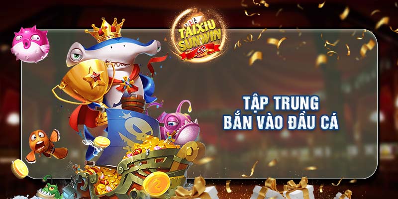 Tập trung bắn vào đầu cá