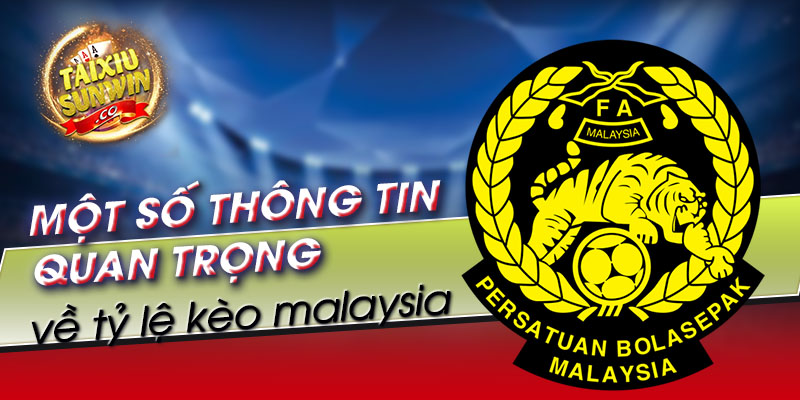 Một số thông tin quan trọng về tỷ lệ kèo malaysia